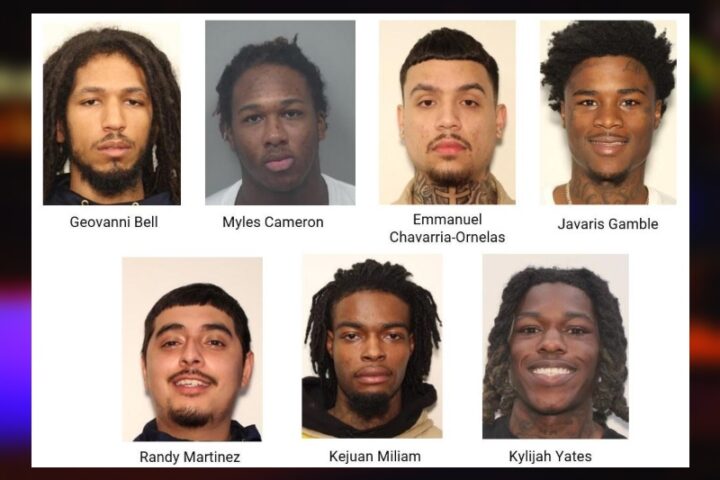Seven men charged for 492 entering auto cases, shooting at homeowner in Gwinnett County·